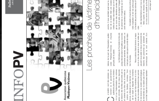 Info PV bulletin de liaison de l'Association québécoise plaidoyer-victimes (juin 2006)
