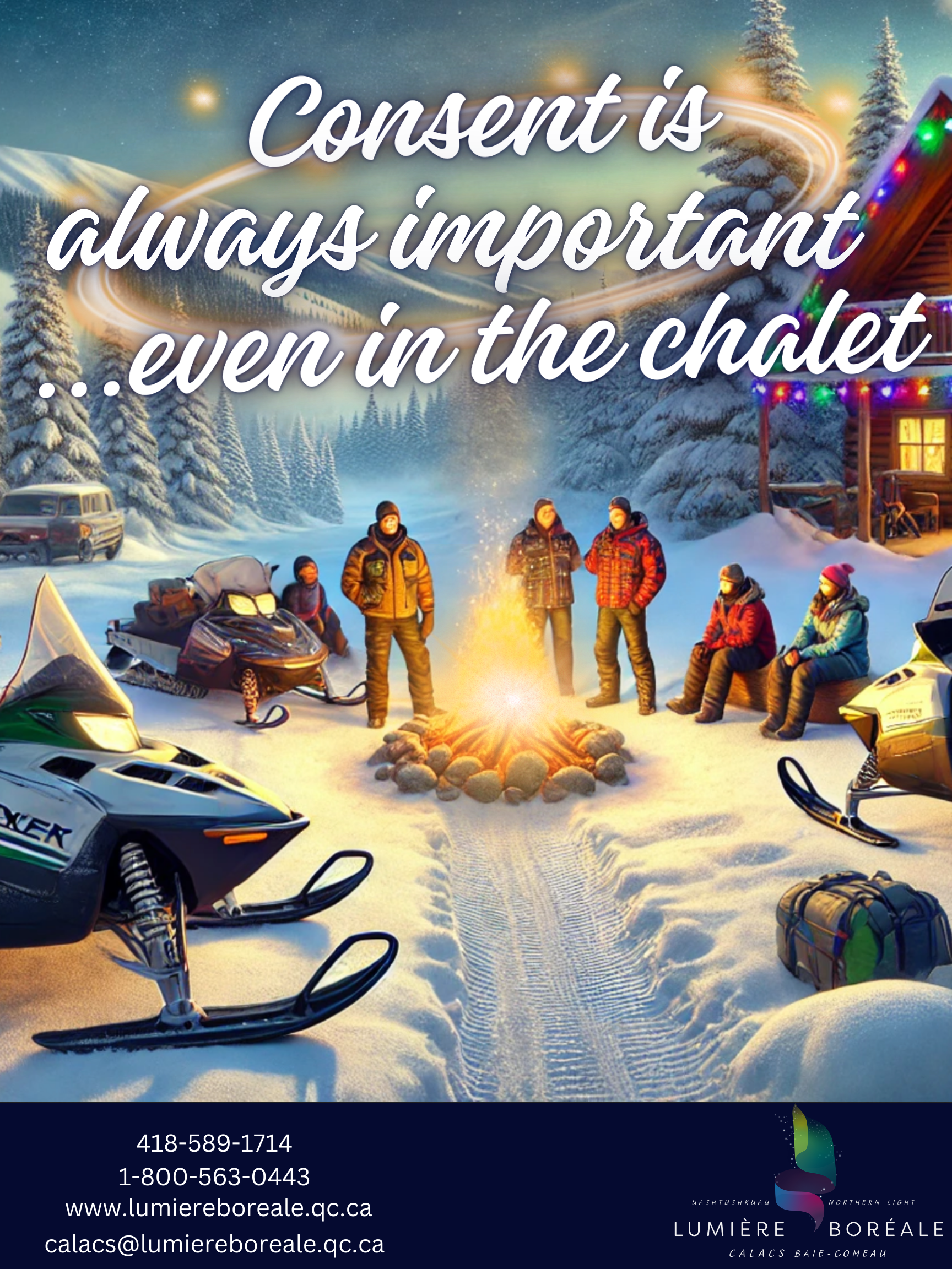 Consent is always important even in chalet