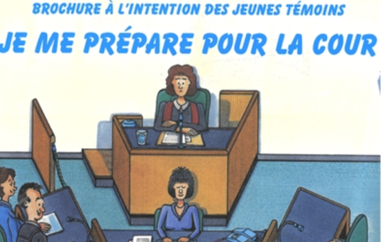 Brochure à l'intention des jeunes témoins : Je me prépare pour la cour