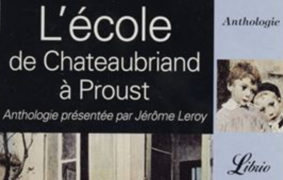 L'école de Chateaubriand à Proust