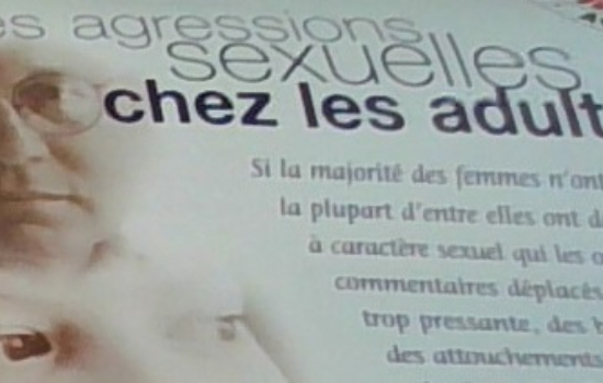 Visages de la violence Les agressions sexuelles chez les adultes