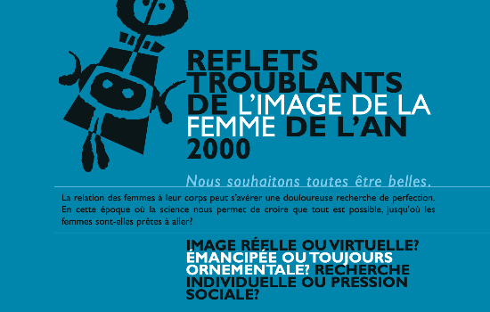 Reflets troublants de la femme de l’an 2000, 2002 (dépliant)