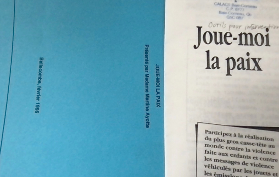 Joue-moi la paix présenté par Martine Ayotte