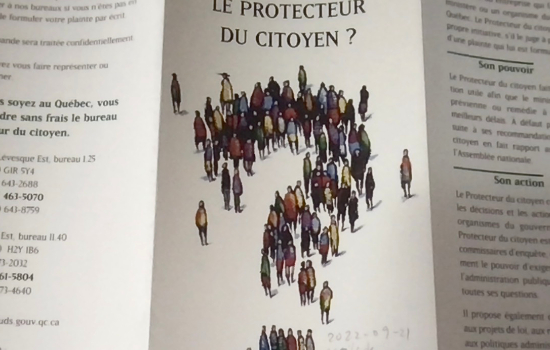 Connaissez-vous le protecteur du citoyen?