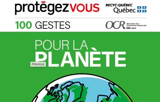 100 Gestes pour la planète Protégez-vous