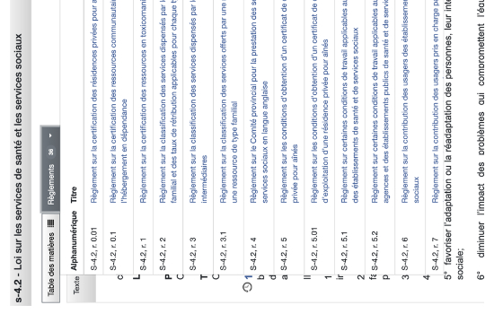 chapitre S-4.2 LOI SUR LES SERVICES DE SANTÉ ET LES SERVICES SOCIAUX
