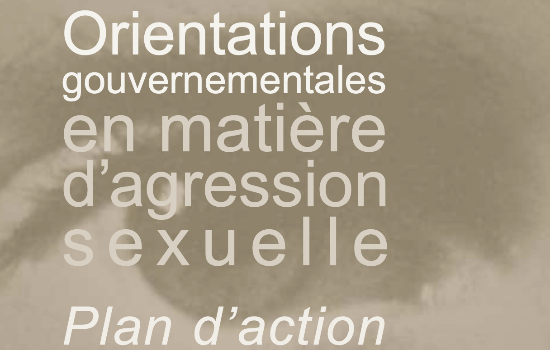 Orientations gouvernementales en matière d'agression sexuelle – Plan d'action Plan d'action