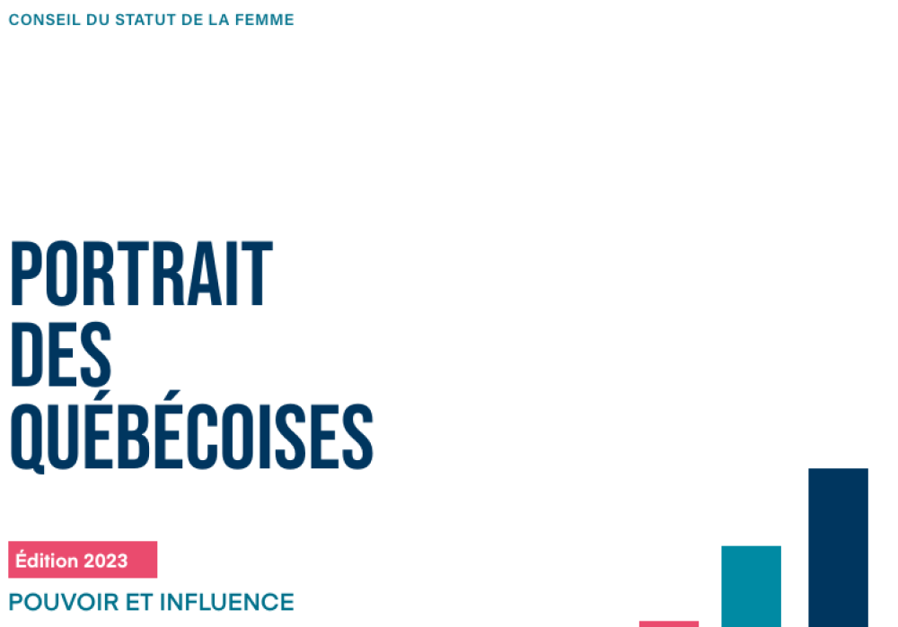 Portrait des Québécoises  Dernière édition : Pouvoir et influence (2023)