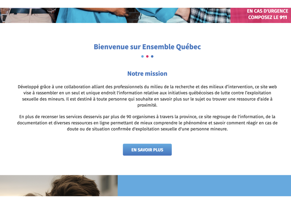 Lancement du site web Ensemble Québec