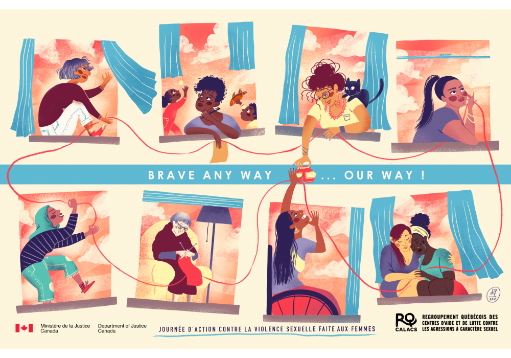 “Brave any way... our way!” 39th Day of Action on Sexual Violence against Women 