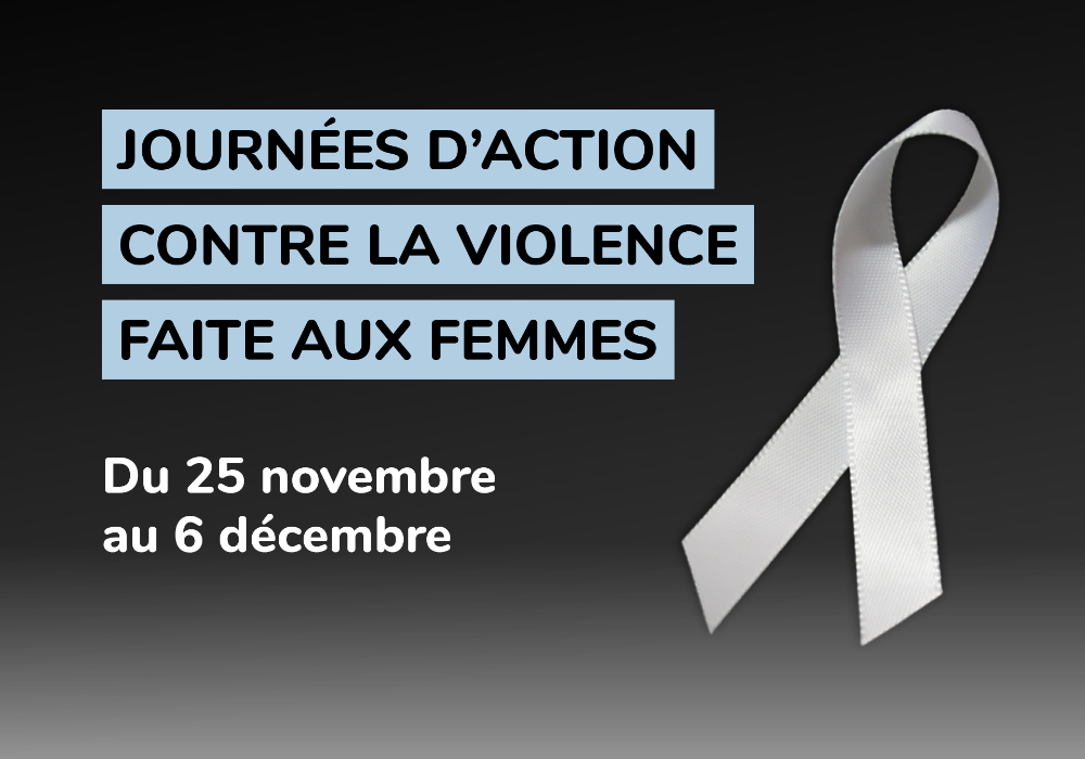 Journ&eacute;es d&rsquo;action contre la violence faite aux femmes 2023